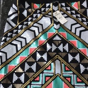 Women’s express sequined mini skirt